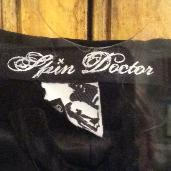 Black velvet Spin Doctor Steampunk Coat - Picture 6 of 9